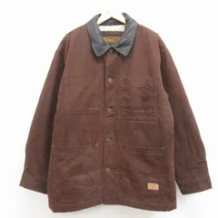 XL/古着 ティンバーランド 長袖 カバーオール メンズ 00年代 00s ダック地 大きいサイズ ロング丈 コットン 茶系他 内側ボア【spe】 26mar03のサムネイル
