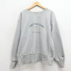 XL/古着 長袖 チャンピオン Champion リバースウィーブ メンズ 00年代 00s ロングビーチ クルーネック グレー 霜降り【spe】 26mar03