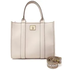 【新品 未使用】U.S. POLO ASSN. ユーエスポロアッスン バッグ USPA ボックストート クロスボディ ショルダーバッグ 2way 27A279AA CREM