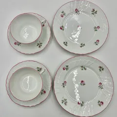 【中古】Richard Ginori/リチャードジノリ/ロゼリーニ/プレート/ティーカップ&ソーサー/現状品