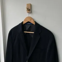 16496 - POLO RALPH LAUREN ブラック ブレザー ジャケット (42R)