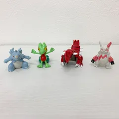ポケモンキッズ 指人形 ソフビフィギュア 4体セット ニドキング、キモリ、グラードン、エビワラー