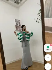 新品)ダブルロング丈スカート