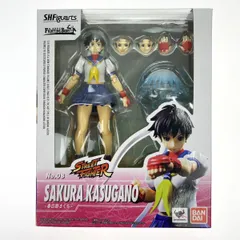 BANDAI バンダイ S.H.Figuarts ストリートファイター 春日野さくら 開封済み・変色あり