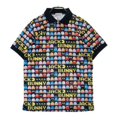 サイズ：5 JACK BUNNY ジャックバニー  半袖ポロシャツ パックマン ブラック系 [240101650882] ゴルフウェア メンズ ストスト