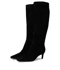 ナインウェスト レディース シューズ ブーツ・レインブーツ Nine West Caddy Wide Calf Black Suede ブラックのサムネイル