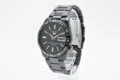 セイコー SEIKO 5 腕時計 7S26-02T0 オートマチック 21石 ブラック ステンレス メンズ 50M防水 稼働品