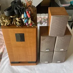 （中古品）ONKYO SWA-155 パワードサブウーハー、スピーカーセット