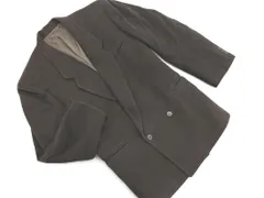 LANVIN ランバン カシミヤ混 ダブルボタン ジャケット sizeM48 35/ブラウン ◇■ メンズ