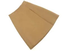 MACKINTOSH PHILOSOPHY マッキントッシュフィロソフィー ウール混 Aライン 台形 スカート size34/茶 ◇■ レディース