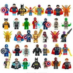 レゴブロック LEGO レゴミニフィグ アベンジャーズ 36体セット 互換品 プレゼント 送料無料 知育玩具 組み立て 誕プレ ミニフィギュア