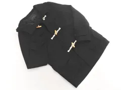 nano universe ナノユニバース ウール混 ダッフル コート sizeL/黒 ◇■ メンズ