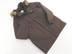 Champion チャンピオン フェイクファー ロゴ 中綿 コート sizeL/ブラウン ◇■ レディース