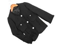 ZARA WOMAN ザラ ウーマン ツイード ノーカラー ジャケット sizeXS/黒 ◇■ レディース
