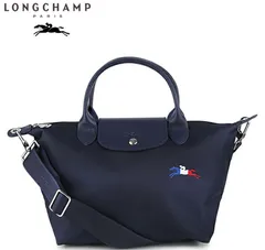 💖＠ロンシャン ハンドバッグ ル・プリアージュ トレ パリ マリン S