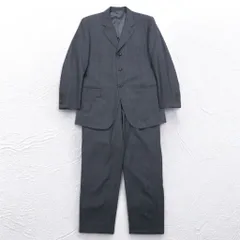 Ermenegildo Zegna イタリア製 3Bスーツ セットアップ L グレー ストライプ ウール
