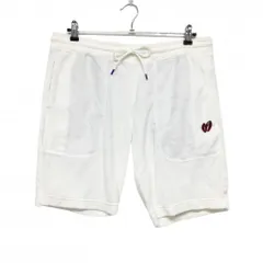 【美品】マスターバニー ハーフパンツ 白 パイル地  メンズ 5(L) ゴルフウェア MASTER BUNNY EDITION