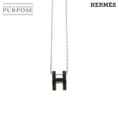 超希少 ヴィンテージ HERMES ロゴ ネックレス 80s - メルカリ