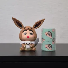 9.7cm クレヨンしんちゃん フィギュア イーブイ クレヨンしんちゃんとシロ