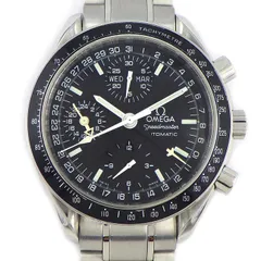 オメガ OMEGA 腕時計 スピードマスター マーク40 コスモス 3520.50.00 ブラック文字盤 デイト クロノグラフ タキメーター 夜光針/インデックス スモールセコンド SS 自動巻き 【中古】のサムネイル