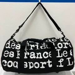 870　LeSportsac　レスポートサック　ボストンバッグ　ロゴ　英字　ブラック　黒　大容量　ナイロン　旅行用バッグ　カジュアル　レディース