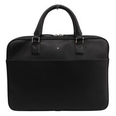 こうたさま専用 モンブラン イタリア製 ブラックレザービジネスバッグ