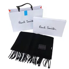 ポールスミス Paul Smith Cropped Logo カシミヤブレンド マフラー