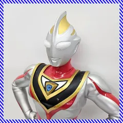 当時もの 京本コレクション ウルトラマンガイア 台座付き 約48cm ビッグソフビ バンダイ I