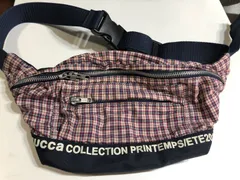 503003 CABANE de ZUCCA チェック ウエストポーチ バッグ カバンドズッカ