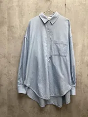 Spick & Span スピック&スパン ダンガリー デニム シャツ オーバーサイズ 日本製 ブルー ■◇ レディース