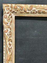 アートフレーム　空額　額縁　茶色　ビンテージ　レトロ　インテリア　リメイク素材