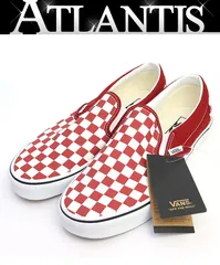 【広尾店】未使用品 バンズ VANS クラシック スリッポン スニーカー メンズ チェッカーボード チリペッパー VN000DAH14A size:9.5 【18885】