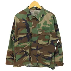 ユーエスアーミー U.S. ARMY 90S ウッドランドカモ リップストップ BDU ジャケット 96年納入 メンズ  MEDIUM-SHORT