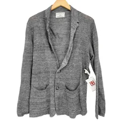 ユナイテッドアローズグリーンレーベルリラクシング UNITED ARROWS green label relaxing NM リネン ノッチカーディガン メンズ JPN：S 