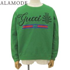 極美品】GUCCI グッチ タグ付 フローラル柄スウェット ブルー - メルカリ
