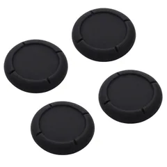 【人気商品】アナログジョイスティック コントローラ用 キャップ カバー 有機ELモデル対応 Switch 4点 黒色