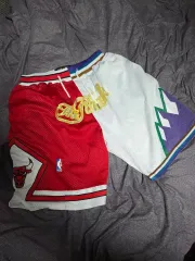 (XL) Justdon シカゴ・ブルズ/ユタ・ジャズ NBA バスケット ショーツ