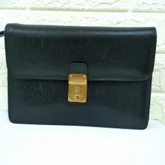 BALLY バリー レザー セカンドバッグ クラッチバッグ ブラック イタリア製