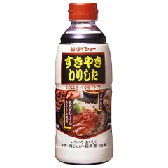ダイショー すきやきわりした 600g×10本入| 送料無料 一般食品 調味料 たれ ストック 料理 飲食店 ケース買い まとめ買い 業者 仕入れ 大量 焼肉 BBQ バーベキューのサムネイル