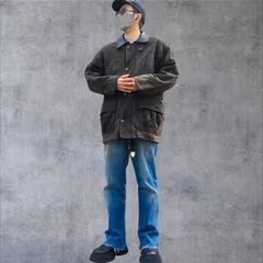 J. Morales スペイン製 高級ヌバック スエード レザー ハンティングコート 本革 タータンチェック裏地 L相当 ヴィンテージ レザーコート アウター