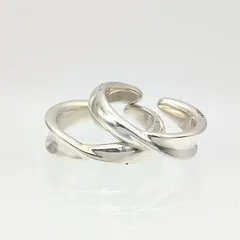 【美品】4℃　ヨンドシー　イヤーカフ　SILVER　シルバー925　3.5g　ペア