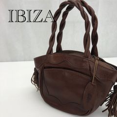 IBIZA 本革 タッセルラウンド ハンドバッグ - メルカリ