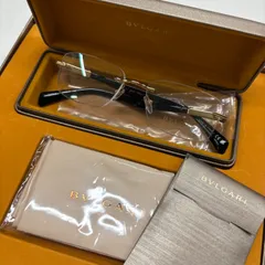 ★ BVLGARI メガネフレーム（リムレス）箱付き 新品未使用