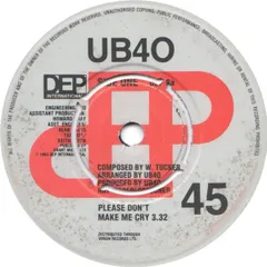 7” UB40 Please Dont Make Me Cry DEP8 DEP International /00080