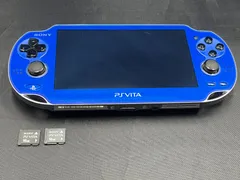 SONY PSVITA PCH-1000 サファイア・ブルー 16GB ゲーム機 ソニー 本体　【D1/C172】