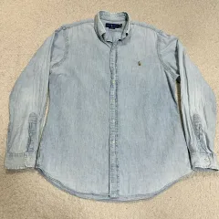 ポロラルフローレン デニム シャツ L