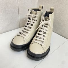 ecco ハイカットスニーカー GTX ゴアテックス ホワイト 厚底 37 - メルカリ