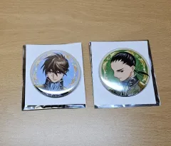 (まとめ売り) ガンダムW ガンダムウィング 缶バッジ ヒイロ・ユイ 2点 (まとめ売り)