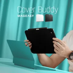 iPad Pro 12.9 iPad Air 13インチ ケース 純正 Magic Keyboard 対応 ペン収納 保護 カバー アイパッド プロ 12.9 エアー 13 対応 MagEasy CoverBuddy