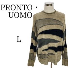 ILPRIMO メンズ XXL チャコールグレー オーバーサイズニット 美品 